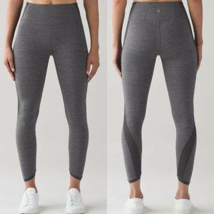 Lululemon Featherlight Tight 7/8 Pants Heathered Grey